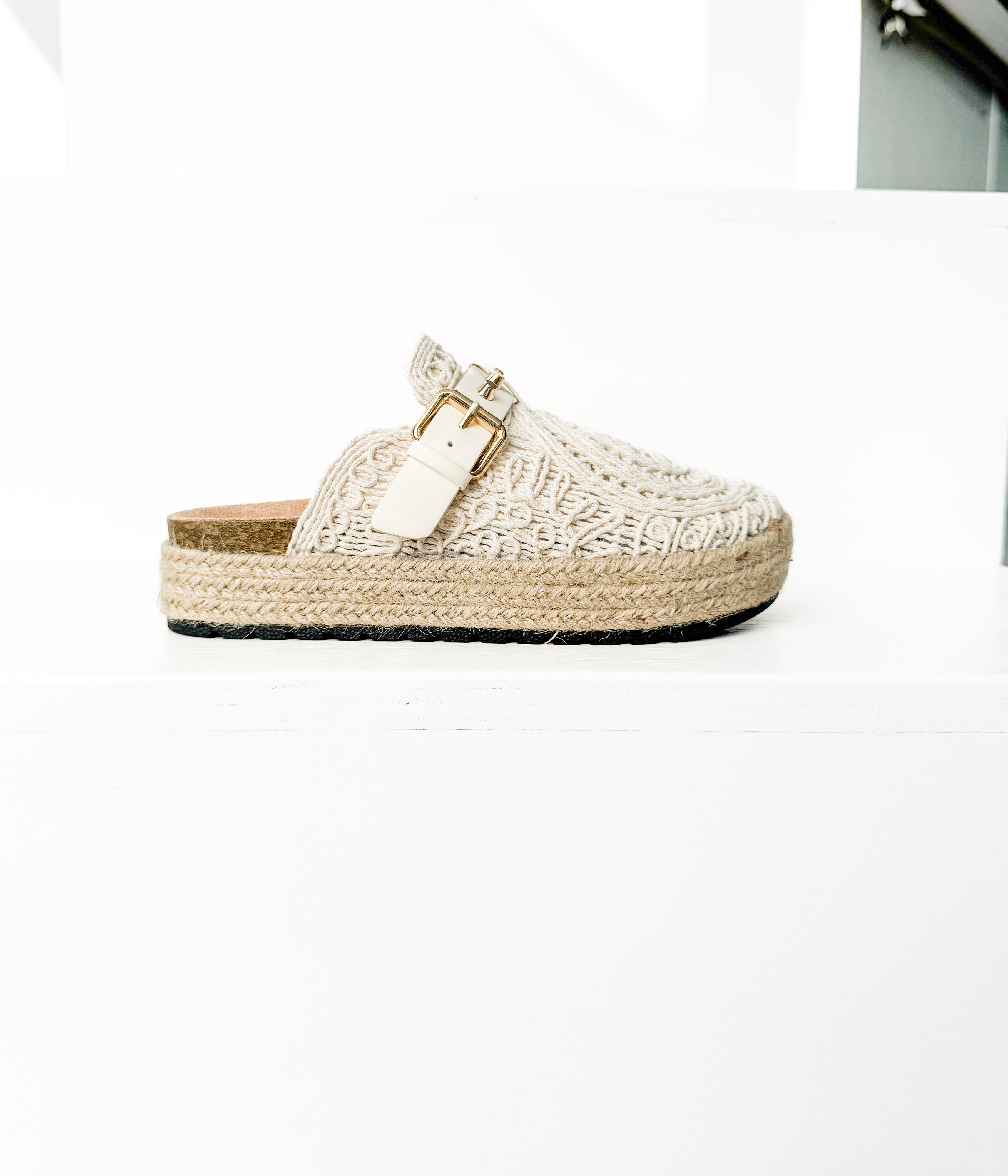 The Elle Clogs in White