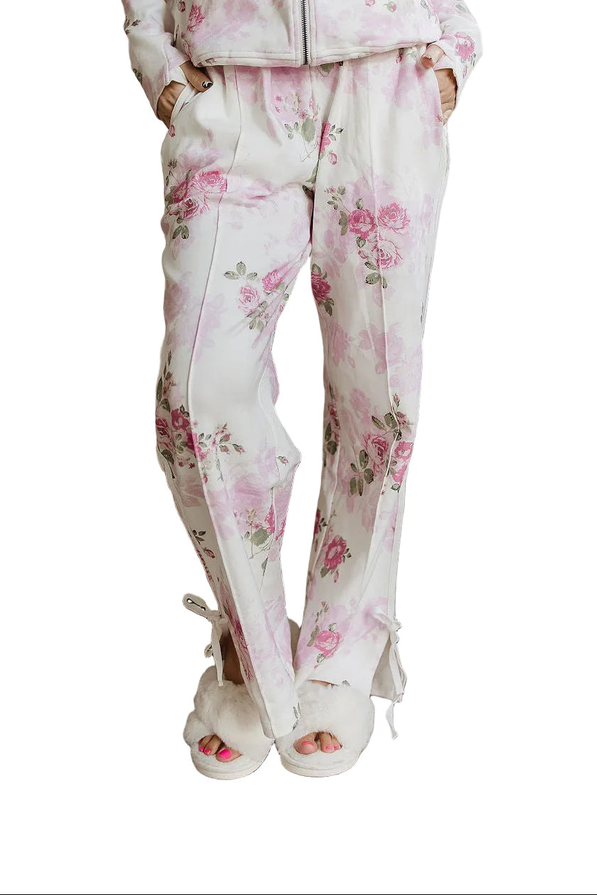 The Brielle Rose Wide Leg Comfy Pants