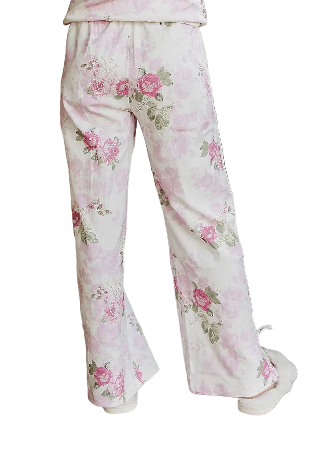 The Brielle Rose Wide Leg Comfy Pants