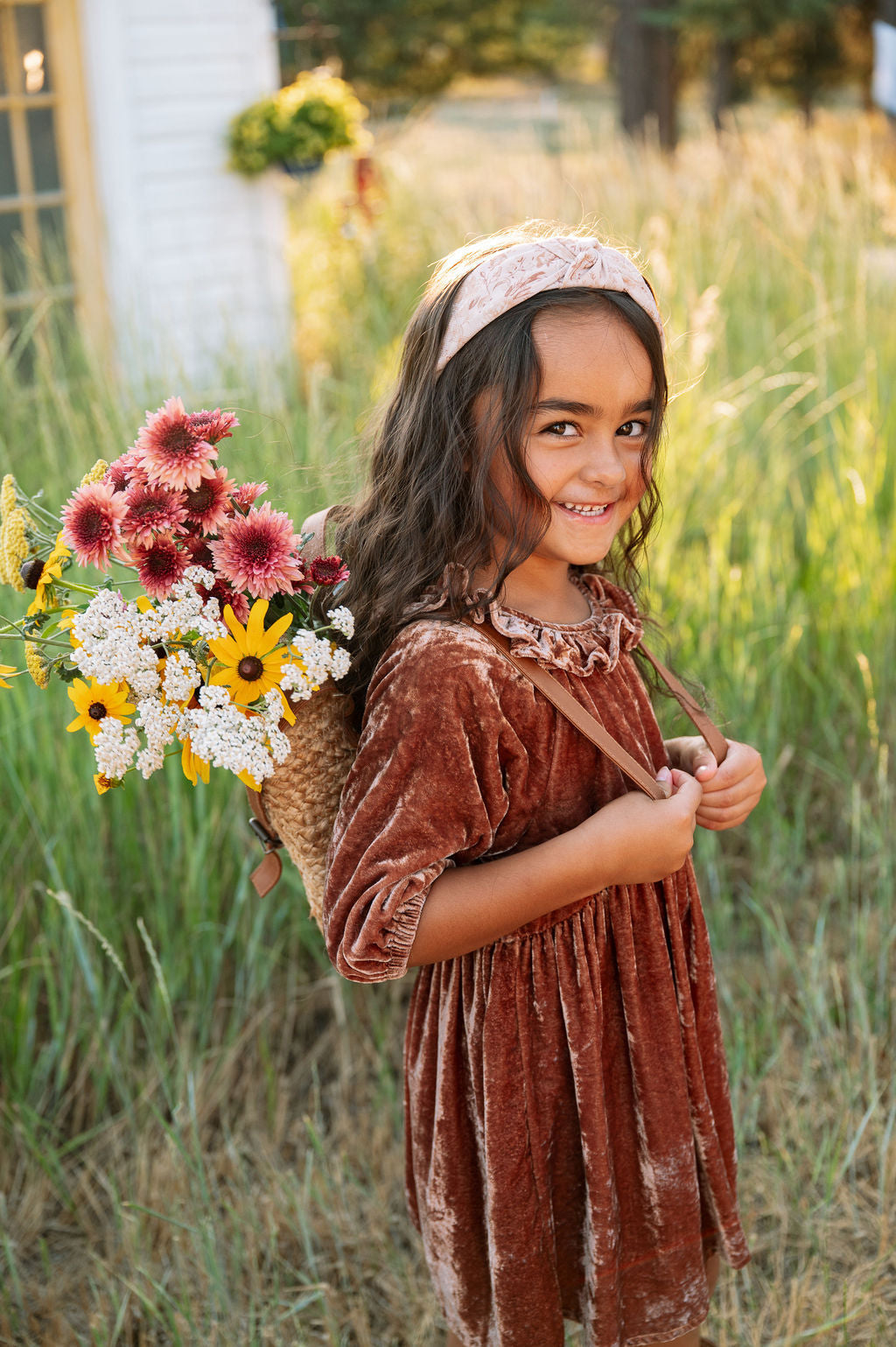 The Vintage Floral Knotted Headband