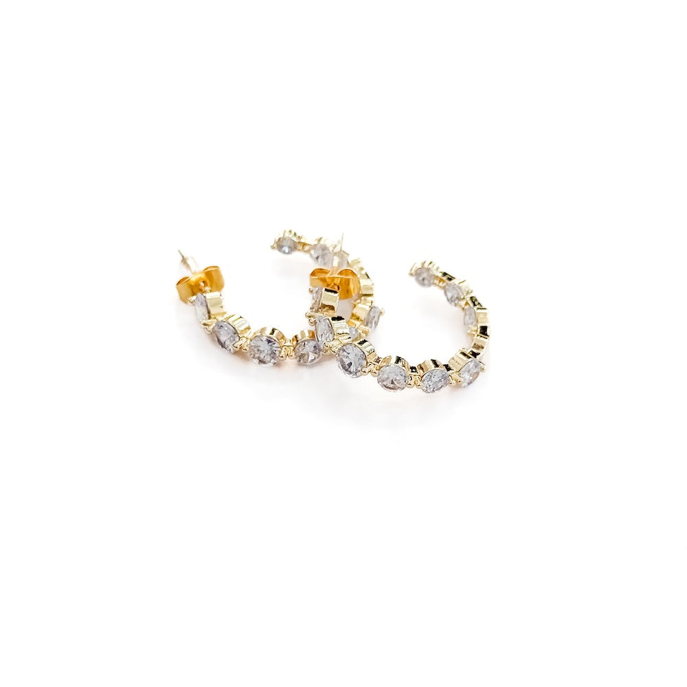 The Darling Delight Hoop Earrings - WATERPROOF