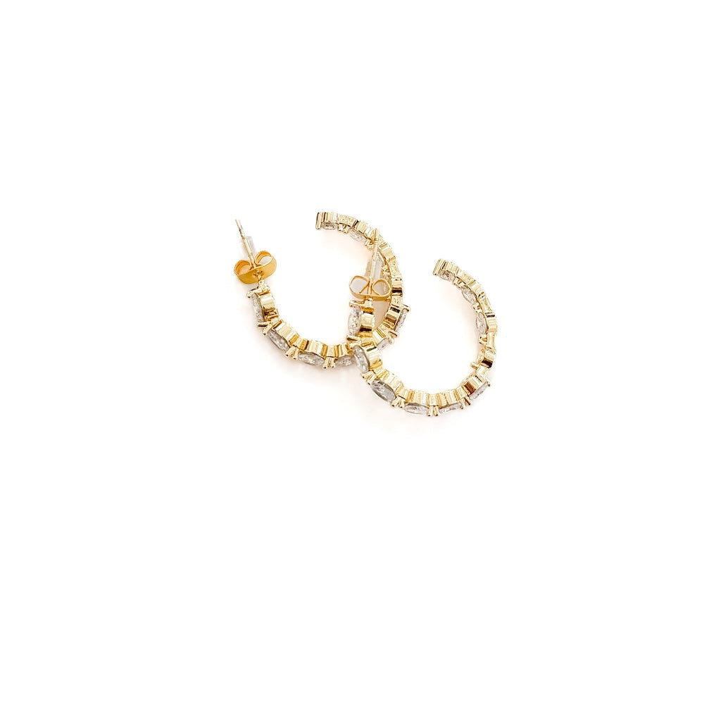 The Darling Delight Hoop Earrings - WATERPROOF
