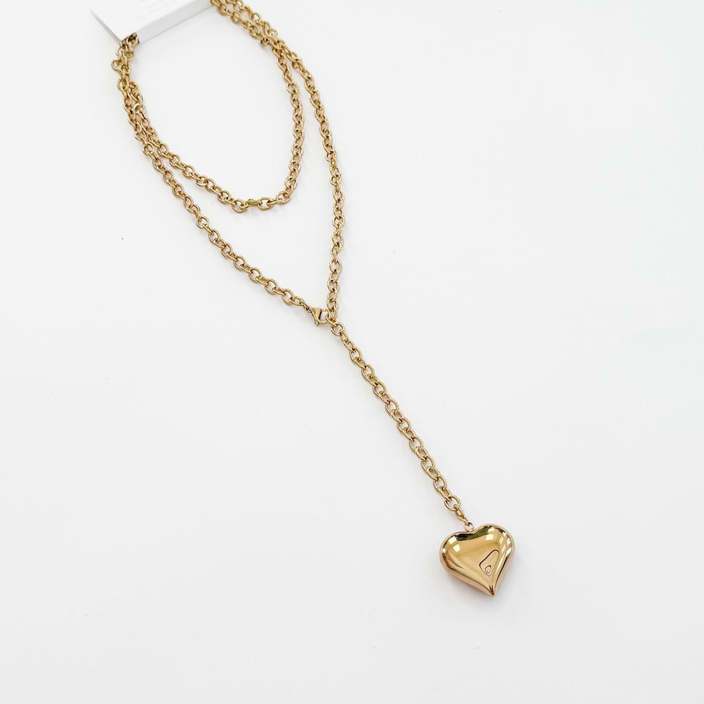 The Layered In Love Wrapped Necklace - WATERPROOF