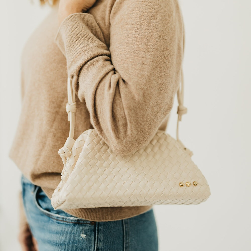 The Madelyn Woven Frame Crossbody Bag