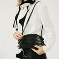 The Madelyn Woven Frame Crossbody Bag