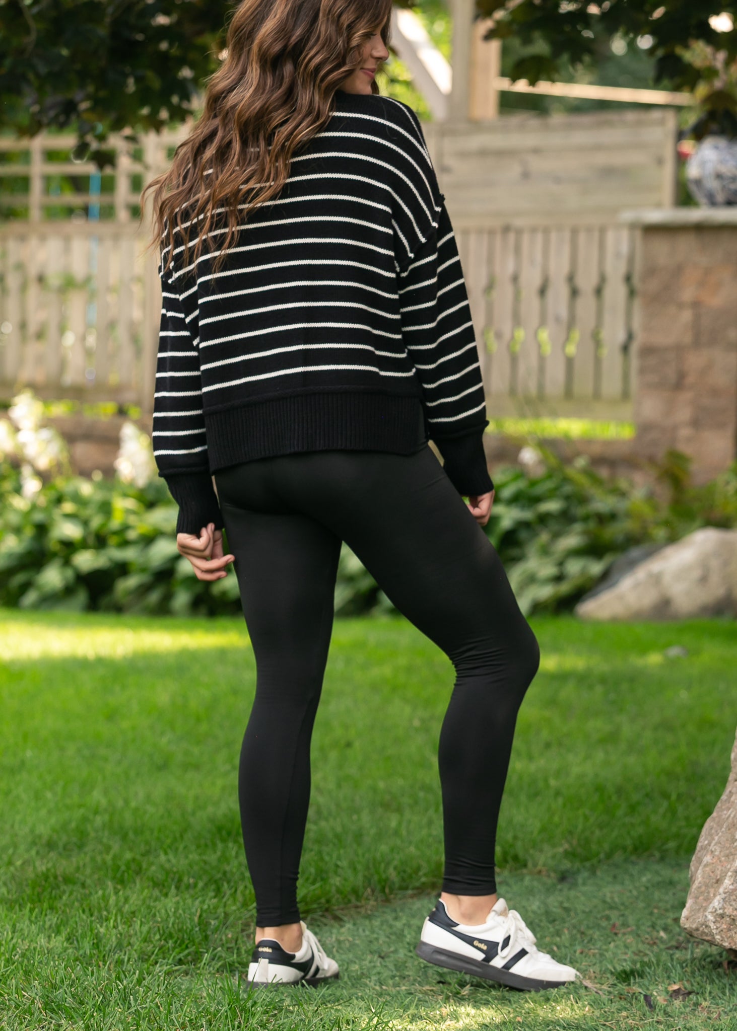 Women's Black No Cling Leggings