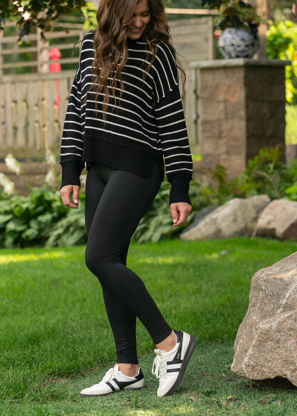 Women's Black No Cling Leggings
